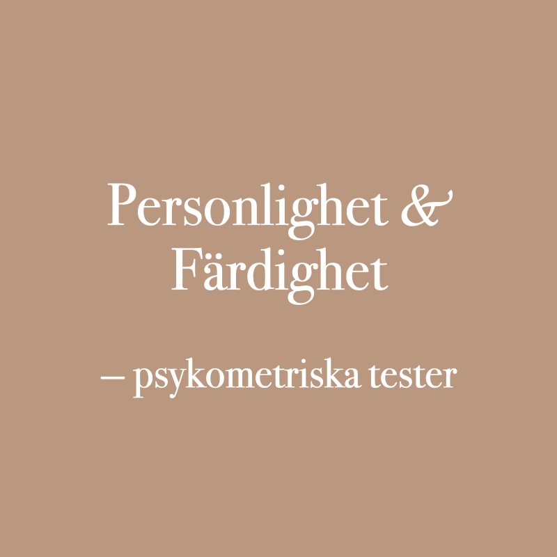 Psykometriska tester — TQ Nordic Personlighet & Färdighet