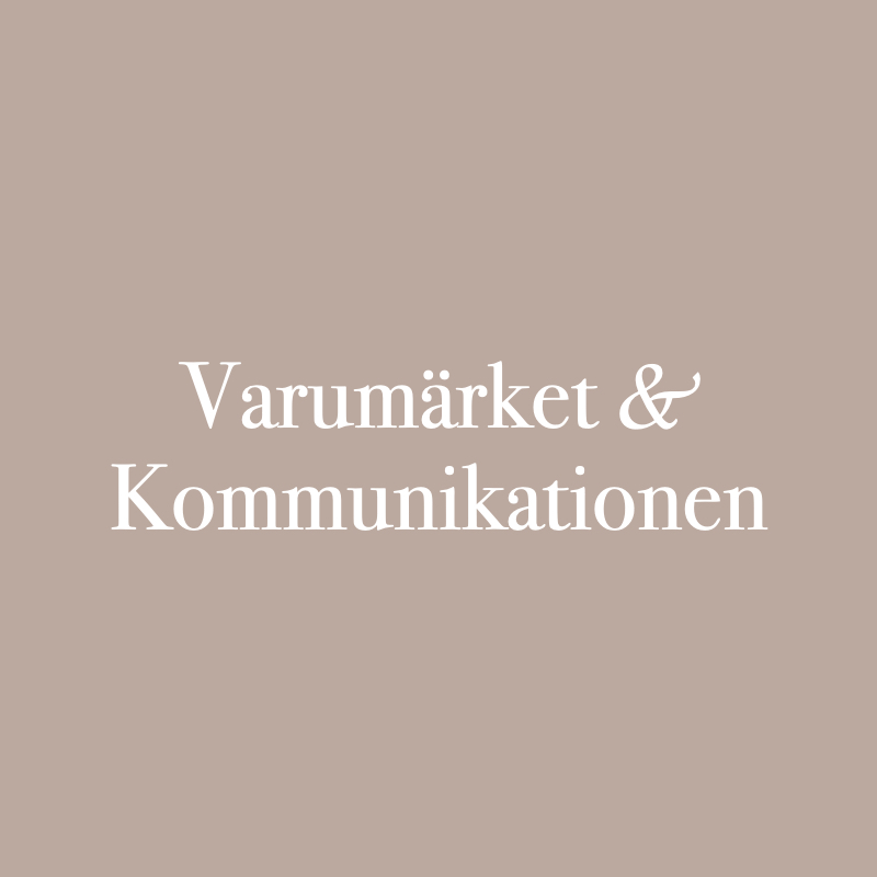Varumärket & Kommunikationen